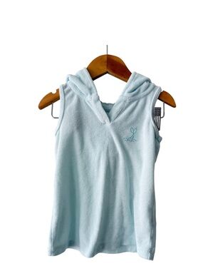 GAP Baby Aqua Hooded Terry Swim CoverUp 12-18 Months